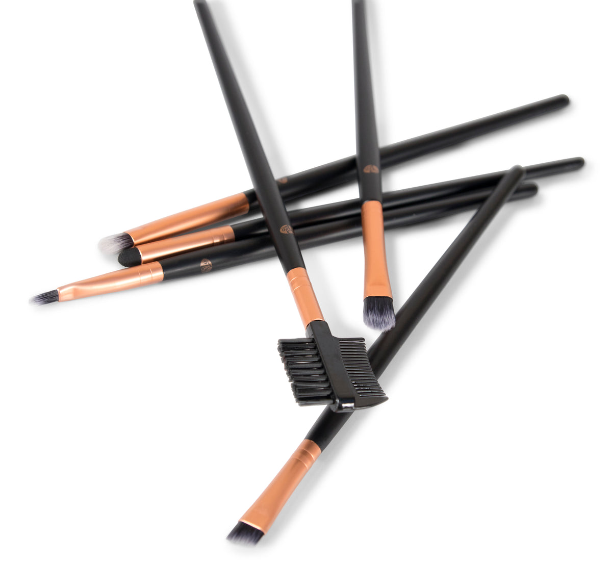 Eye Essentials Cosmetic Brush Collection | 6 verschillende make up borstels | incl etui
