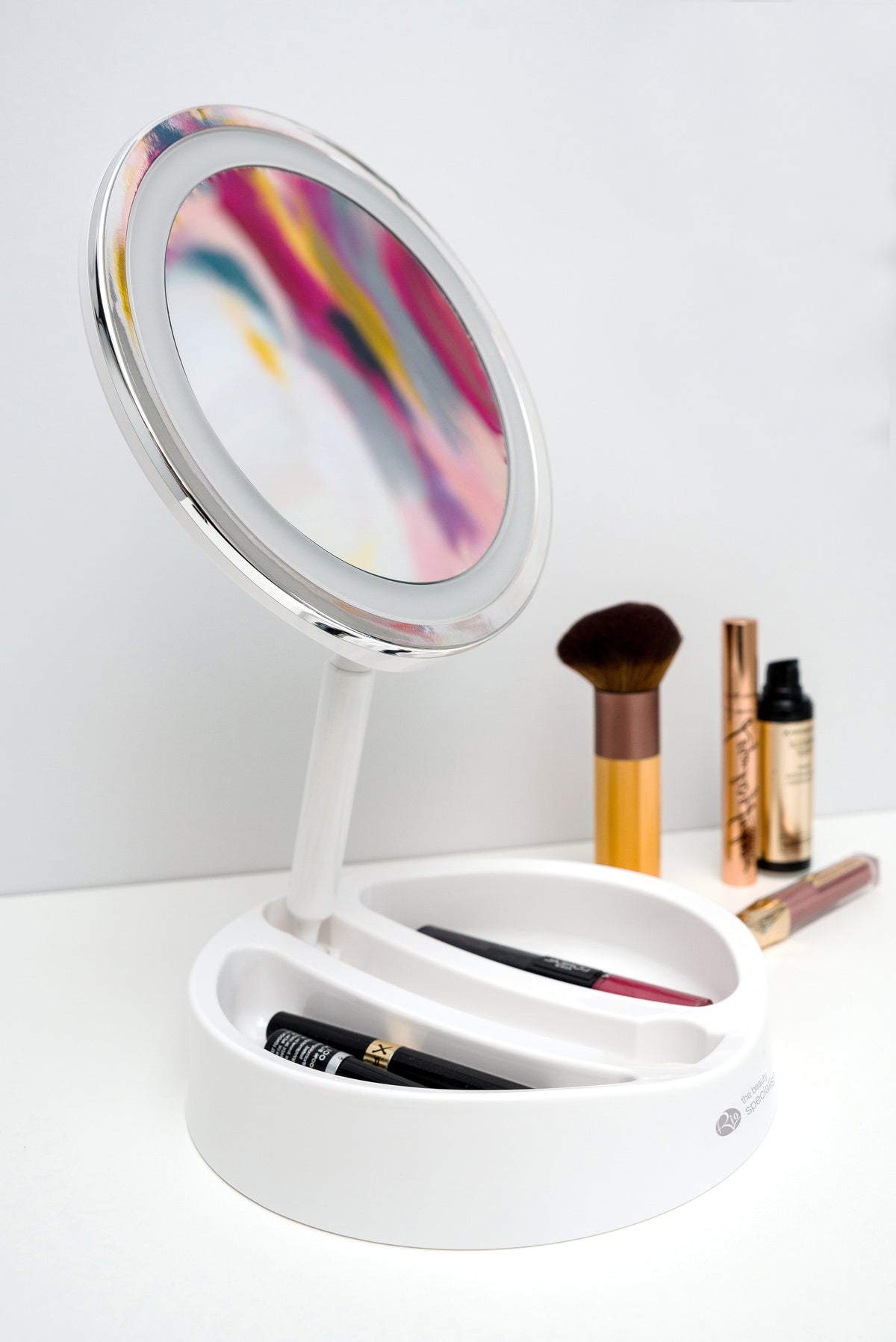 Rio inklapbare verlichte make up spiegel