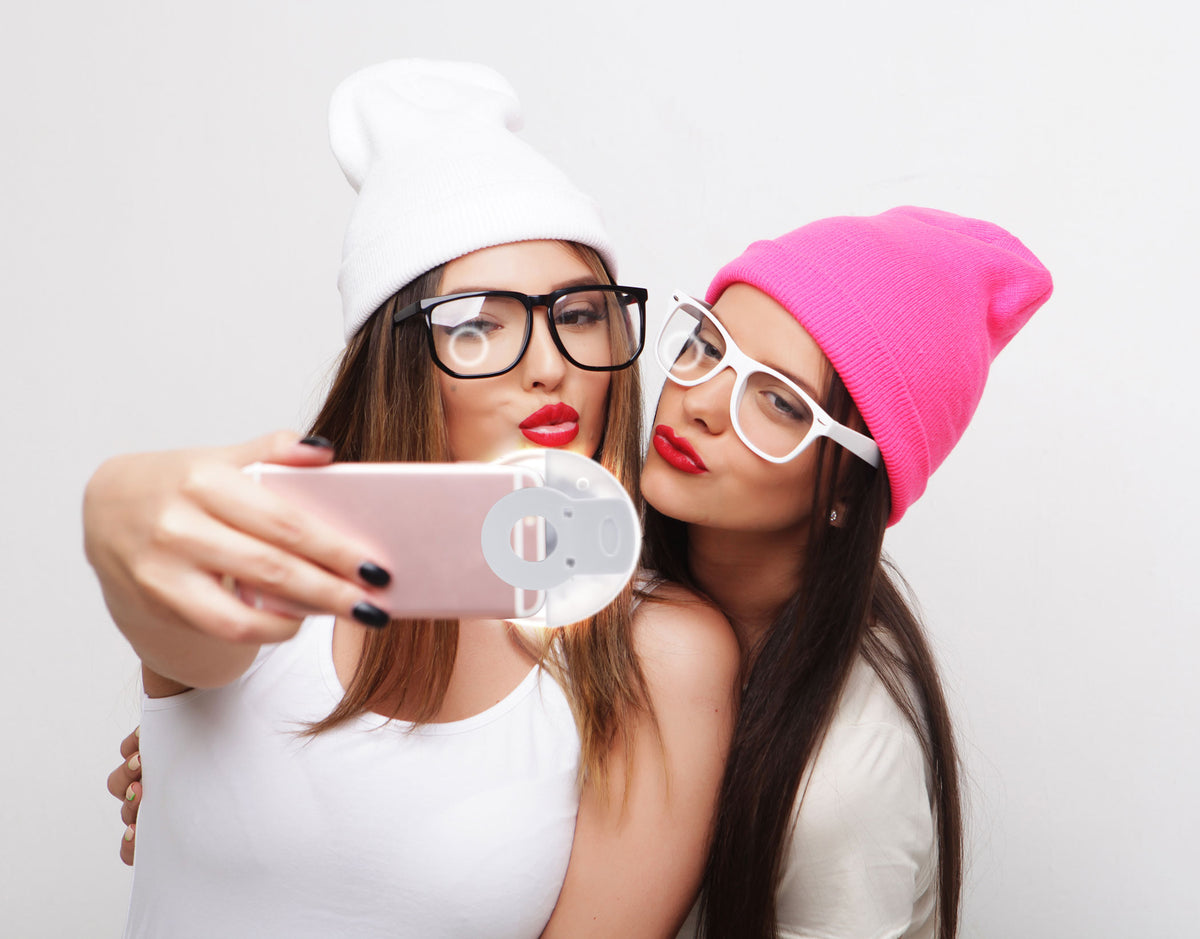 Selfie & vlogging smartphone ring light - 3 instellingen - 36 LED lampjes - USB oplaadbaar