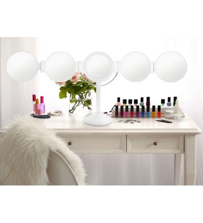 Rio All round view make up spiegel met 5 uitklapbare spiegels