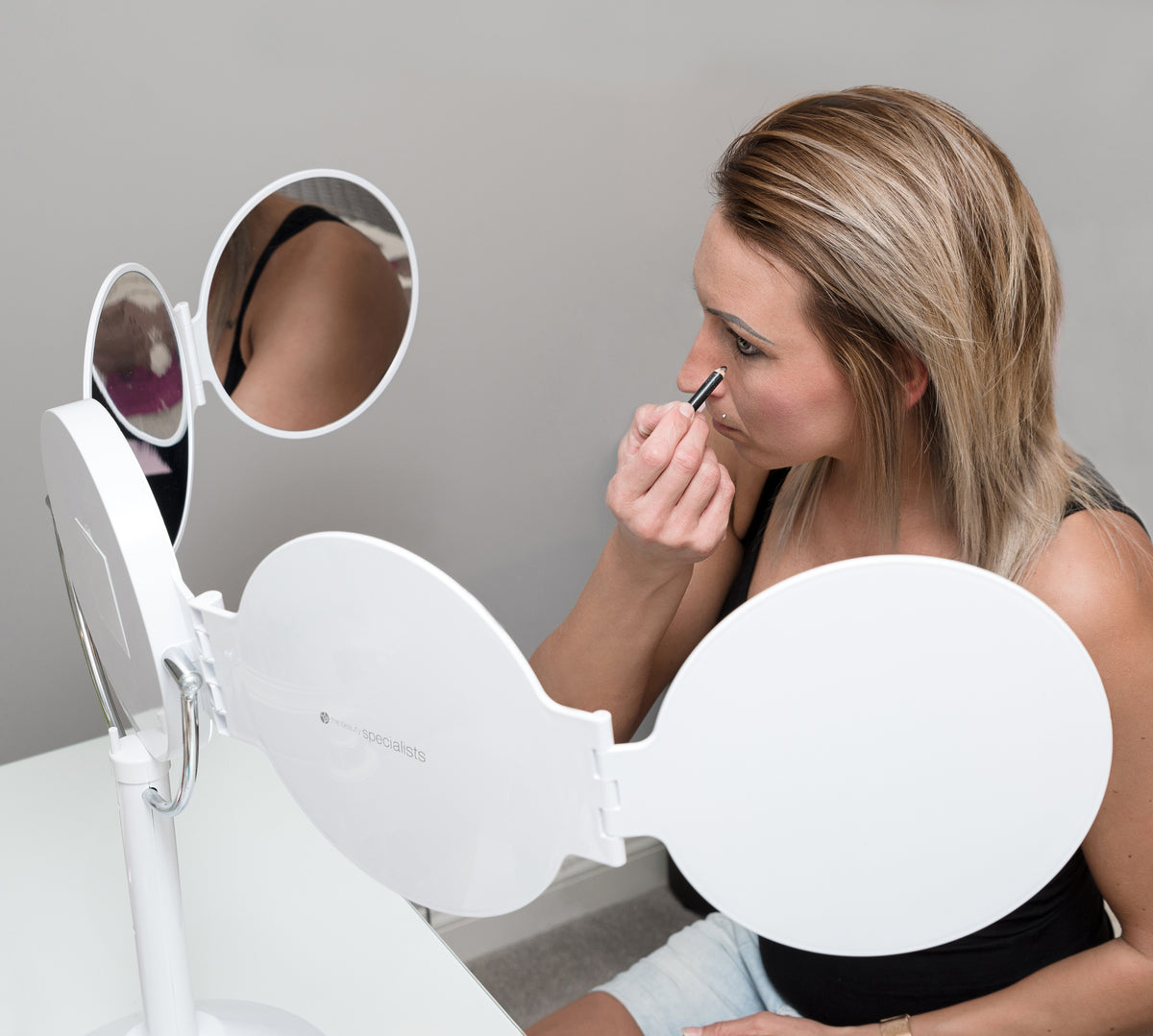 Rio All round view make up spiegel met 5 uitklapbare spiegels